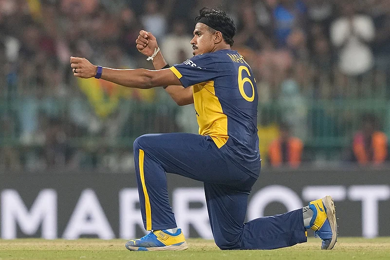 Sri Lanka vs Ireland T20 World Cup Cricket-Maheesh Theekshana