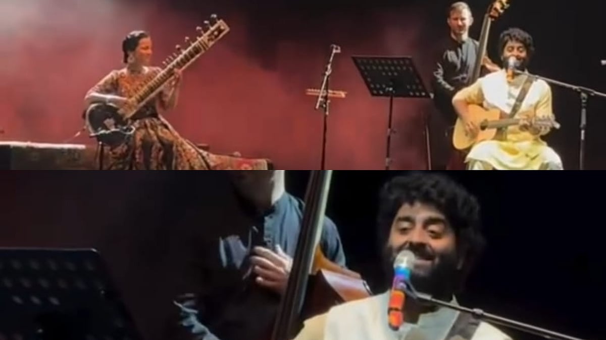 Arijit Singh performs with Anoushla Shankar at his first concert after playback retirement - Instagram