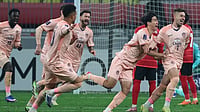 Chengdu Rongcheng 0-1 Buriram United Highlights, AFC Champions League Elite: Bissoli Clinches Victory For Thunder Castle Photo: AFC website : Buriram United players celebrate teammate Bissoli's goal against Chengdu Rongcheng in their AFC Champions League Elite match.