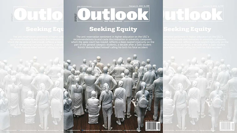 Outlook Magazine February 21 issue, titled, Seeking Equity | - null