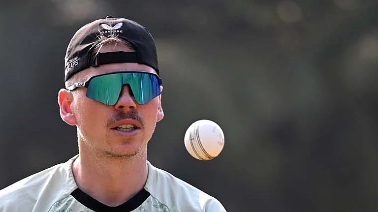 Michael Bracewell in New Zealand team training session. - BLACKCAPS/X