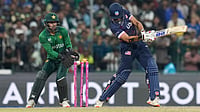 PAK Vs USA Live Score, T20 World Cup 2026: Ranjane Fifty Goes In Vain As Pakistan Claim 32-Run Win (AP Photo/Eranga Jayawardena) : United States' Sanjay Krishnamurthi bowled out by Pakistan's Abrar Ahmed during the T20 World Cup cricket match between Pakistan and the United States iin Colombo, Sri Lanka, Tuesday, Feb. 10, 2026