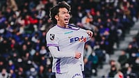 Sanfrecce Hiroshima Vs Johor Darul Ta’zim LIVE Score, AFC Champions League: Southern Tigers Seek Upset | Photo: Instagram/sanfrecce.official : Sanfrecce Hiroshima's Hayao Kawabe celebrates after scoring during the J1 League match agaisnt V-Varen Nagasaki on February 6, 2026.