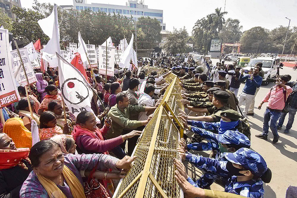 Protest over NEET aspirants death in Patna