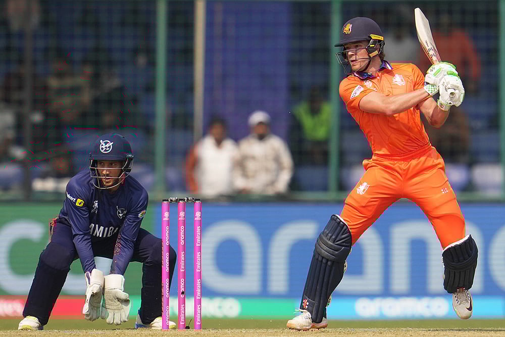 Namibia vs Netherlands T20 World Cup Cricket match-Bas de Leede