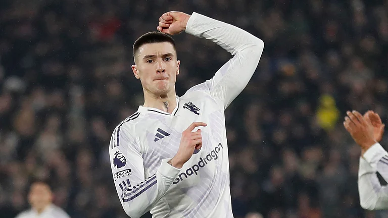 Manchester United's goalscorer Benjamin Sesko - Opta