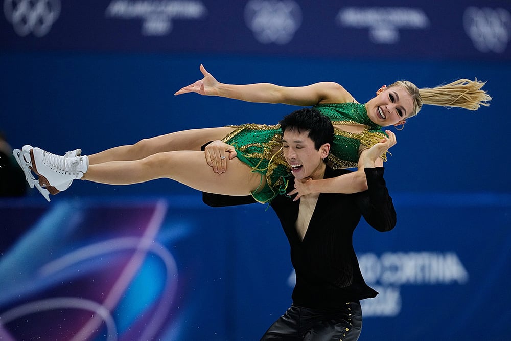 Milan Cortina Olympics Figure Skating Holly Harris and Jason Chan