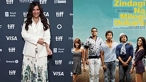Left pic- Zoya Akhtar/Instagram, Right pic - IMDb : Zindagi Na Milegi Dobara sequel in works