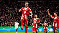 Bayern Munich 2-0 RB Leipzig Highlights, DFB Pokal: Kane, Olise Score As Bavarians Clinch Dominant Win In Quarter-Final FCBayern/X : Harry Kane celebrates after scoring against RB Leipzig in DFC Pokal 2025-26 quarter-final.