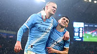 English Premier League: Who Won Yesterday's Manchester City Vs Fulham Match? Erling Haaland celebrates after scoring against Fulham