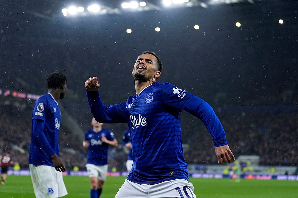 Everton Vs Bournemouth Premier league soccer match-Iliman Ndiaye