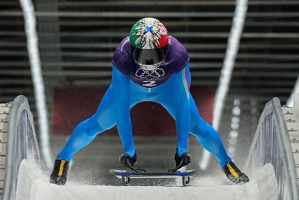 Milan Cortina Olympics Skeleton Amedeo Bagnis