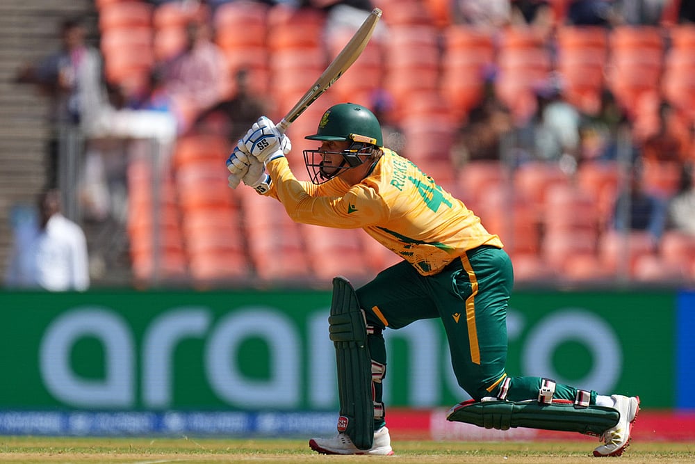 South Africa vs Afghanistan ICC T20 World Cup 2026-Ryan Rickelton