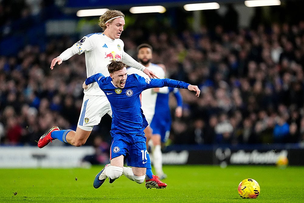 Chelsea vs Leeds United Premier league soccer match-Sebastiaan Bornauw