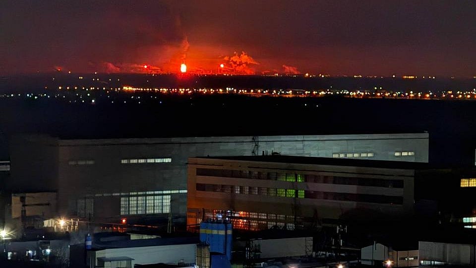 The governor added that the attack caused damage to an apartment in a residential building, and drone debris also fell on the territory of a kindergarten.  - X