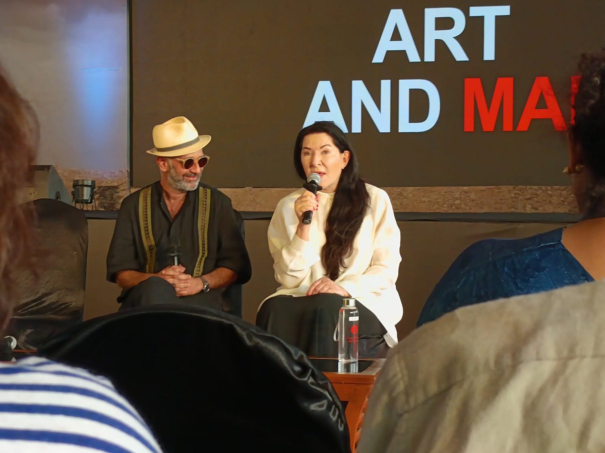 Kochi art festival
Kochi-Muziris Biennale 2026
Marina Abramovic India visit