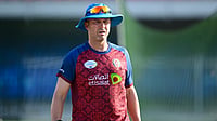 ACBofficials/X : Afghanistan head coach Jonathan Trott in training. 