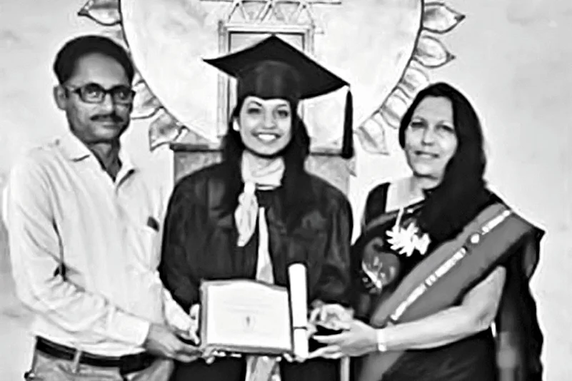 Payal Tadvi at her convocation ceremony