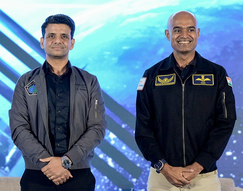 US-India Space Business Forum, Shubhanshu Shukla, Prashant B. Nair