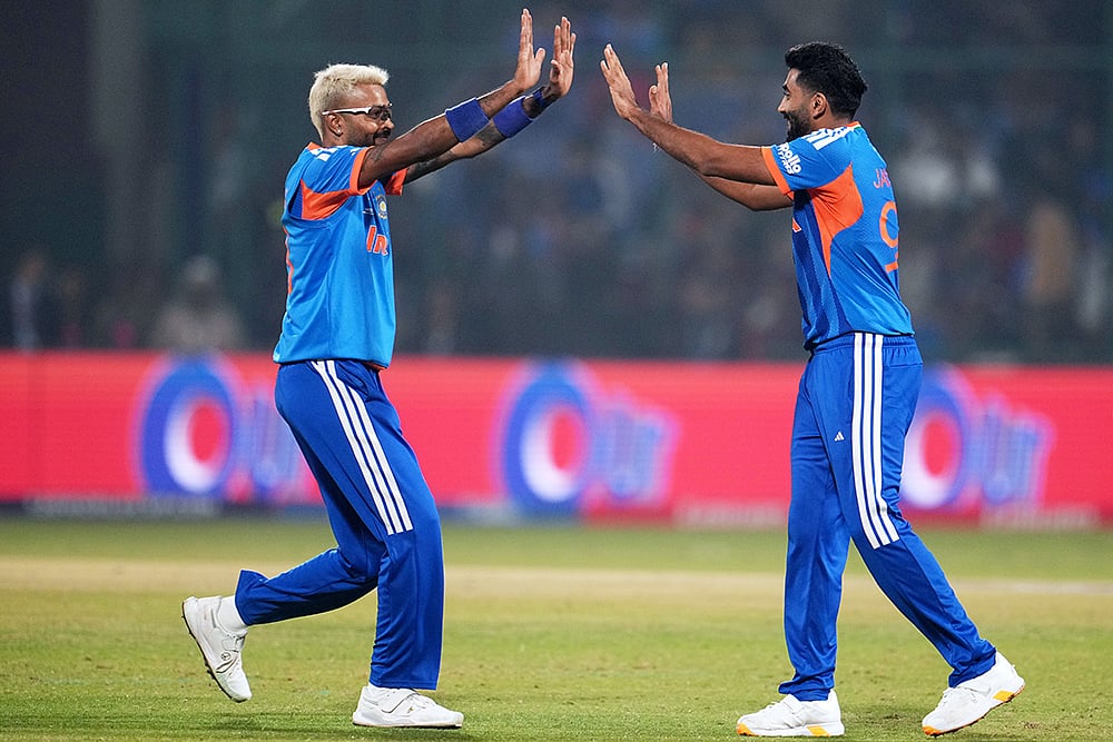 India vs Namibia T20 World Cup Cricket-Hardik Pandya