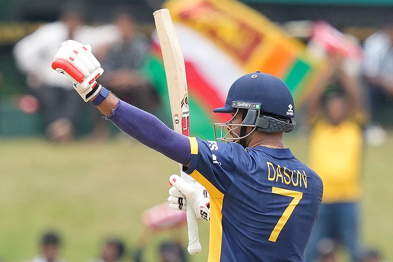 Sri Lanka vs Oman T20 World Cup Cricket-Dasun Shanaka