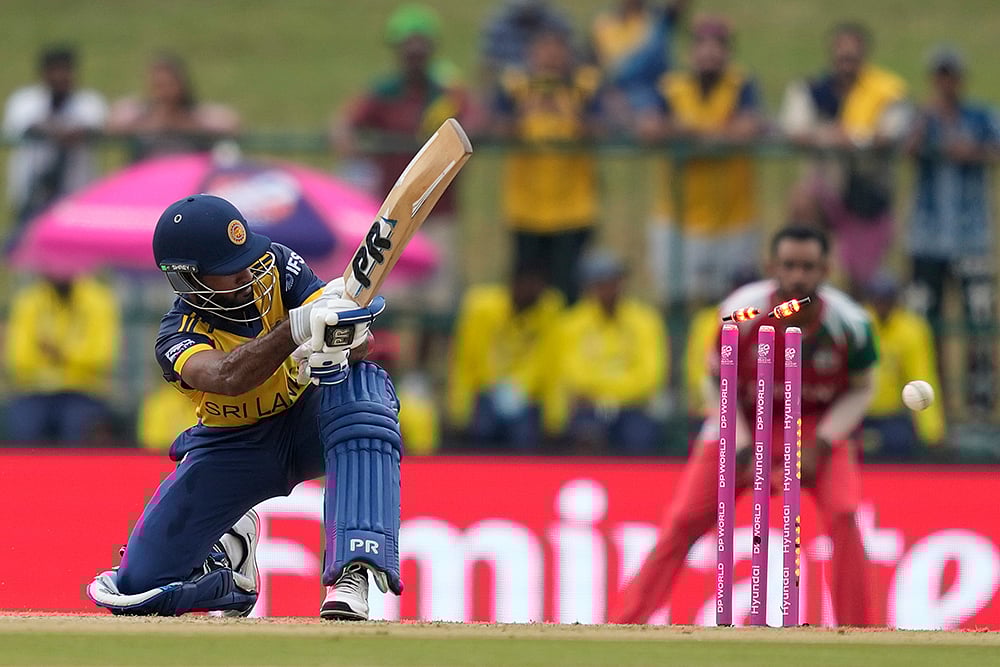 Sri Lanka vs Oman T20 World Cup Cricket-Pavan Rathnayake
