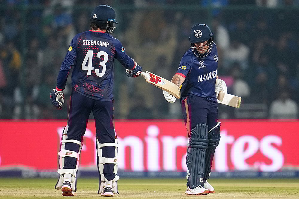 India vs Namibia T20 World Cup Cricket-Louren Steenkamp