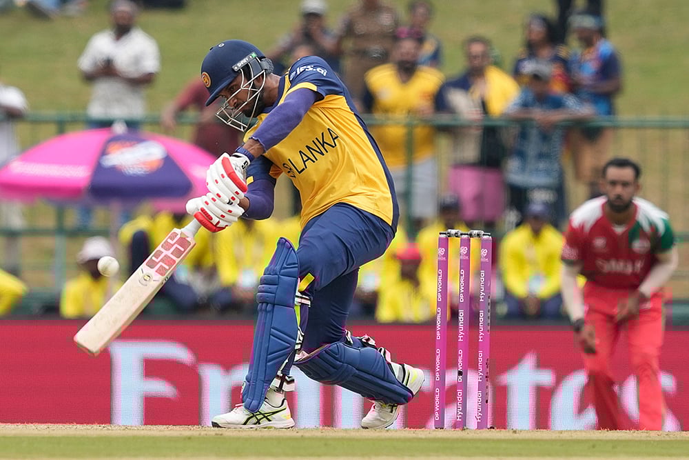 Sri Lanka vs Oman T20 World Cup Cricket-Dasun Shanaka