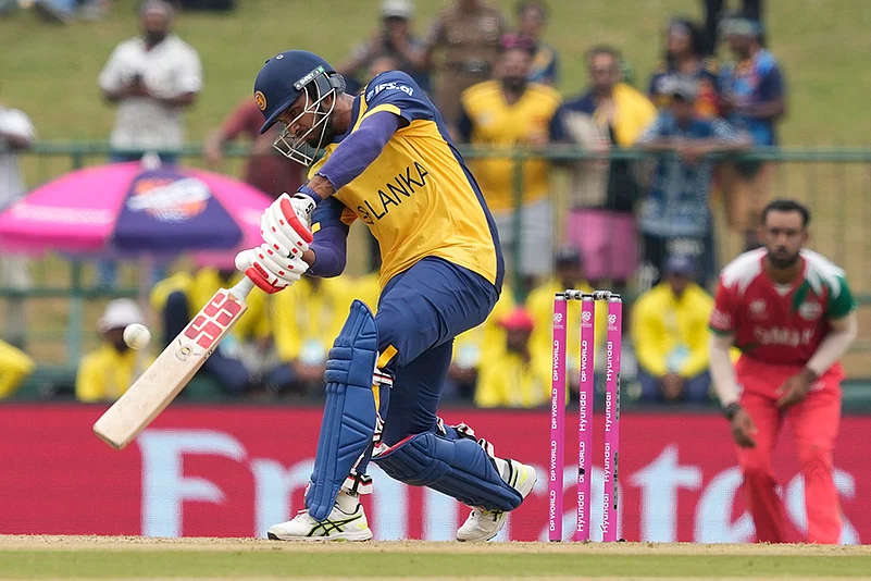 Sri Lanka vs Oman T20 World Cup Cricket-Dasun Shanaka