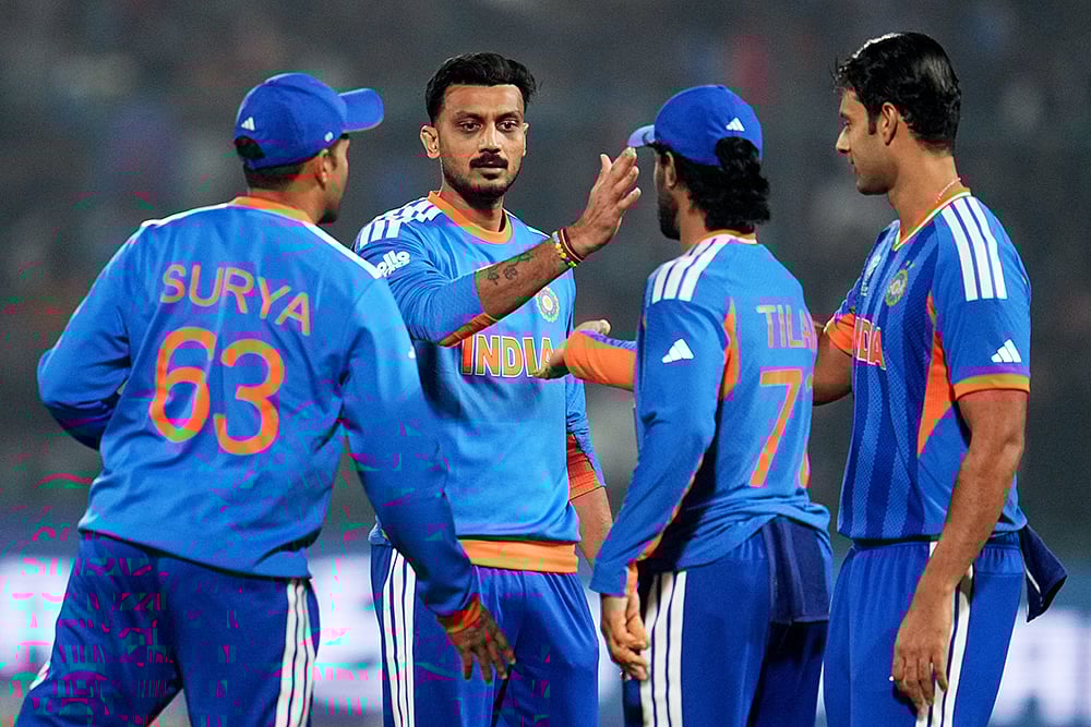 India vs Namibia T20 World Cup Cricket-Axar Patel