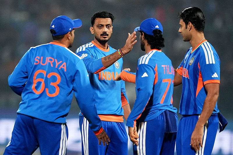 India vs Namibia T20 World Cup Cricket-Axar Patel
