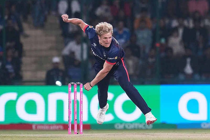 India vs Namibia T20 World Cup Cricket-Ruben Trumpelmann