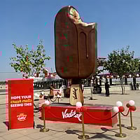 Melt Your Crush: Vadilal’s 17ft Melting Ice Cream Sparks Romance At Sabarmati Riverfront