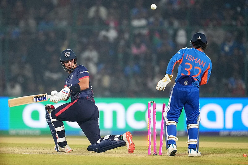 India vs Namibia T20 World Cup Cricket-JJ Smit