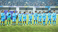 | Photo: AIFF : File photo of the India U17 football team.