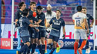 India 0-8 Argentina, FIH Pro League: Men In Blue Suffer Crushing Defeat Hockey India : Argentina celebrate a goal against India in their FIH Pro League 2025-26 encounter in Rourkela.