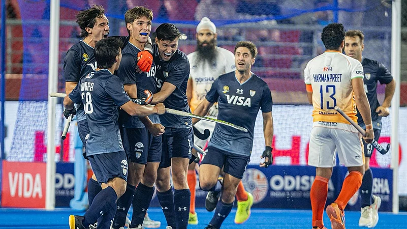 India vs Argentina match 1 report fih pro league 2025-26 rourkela