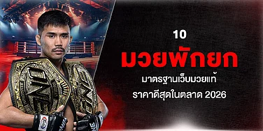 10 มวยพักยก มาตรฐานเว็บมวยแท้ ราคาดีสุดในตลาด 2026