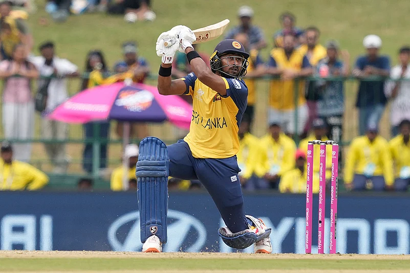 Sri Lanka vs Oman T20 World Cup Cricket-Kamindu Mendis