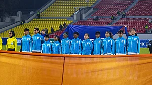 | Photo: AIFF : File photo of the India U17 women's football team.