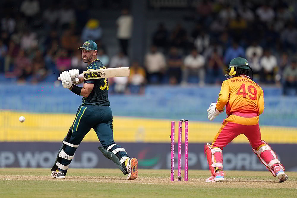 Australia vs Zimbabwe T20 cricket world cup match-Glenn Maxwell