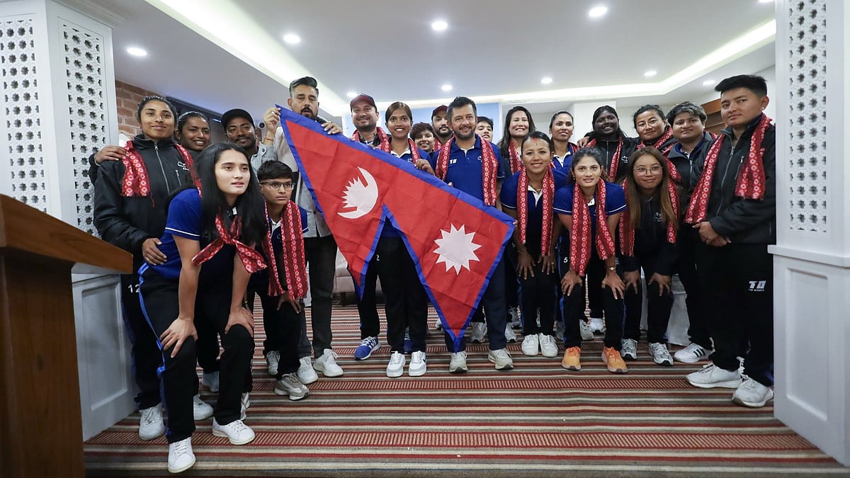 Nepal women's team ahead of the ACC Women's Asia Cup Rising Stars 2026 tournament. - X/Nepal Photo Library