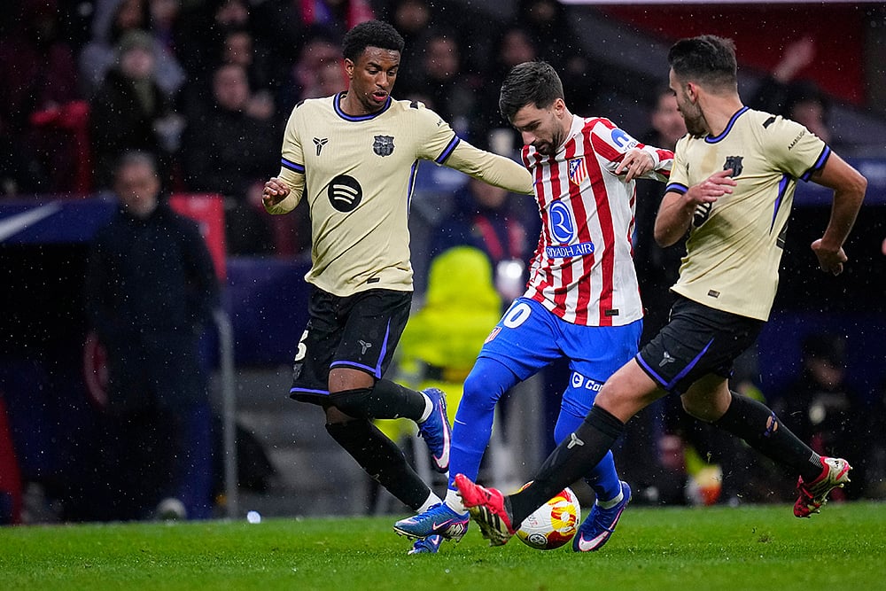 Barcelona Vs Atletico Madrid Spain Copa del Rey Soccer-Eric Garcia
