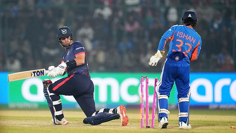India vs Namibia T20 World Cup Cricket-JJ Smit