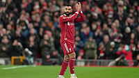 Liverpool Vs Brighton Highlights, FA Cup: Salah Stars As Reds Storm Into Fifth Round With 3-0 Win (AP Photo/Jon Super) : Liverpool Vs Brighton Highlights, FA Cup 2025-26 Fourth Round: Liverpool's Mohamed Salah applauds the fans as he is substituted during the English FA Cup fourth round soccer match between Liverpool and Brighton and Hove Albion in Liverpool, England, Saturday, Feb. 14, 2026.