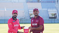 Qatar Vs Bahrain Live Streaming, 4th T20I: Toss Update qa_cricket/X : Qatar and Bahrain players in action in the five-match bilateral T20I series.