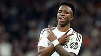 Real Madrid 4-1 Real Sociedad, La Liga 2025-26: Los Blancos Go Top As Vinicius Scores Two Penalties Vinicius Junior celebrates after scoring Real Madrid's fourth goal