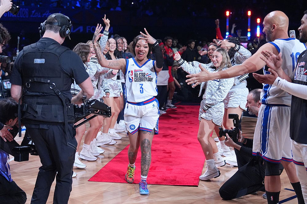 All Star Celebrity Game Basketball GloRilla