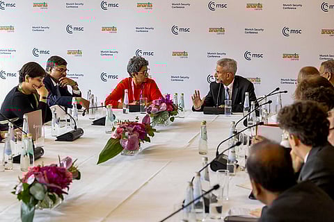 External Affairs Minister S Jaishankar participates in Ananta Aspen Centre's Roundtable 'Delhi Decides: Mapping India's Policy Calculus' during the 62nd Munich Security Conference, in Munich, Germany.  