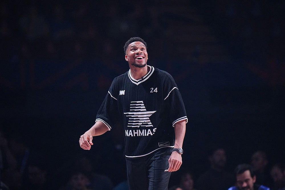 All Star Celebrity Game Basketball Giannis Antetokounmpo